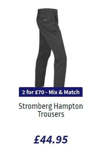 American Golf Stromberg Hampton Trousers offer