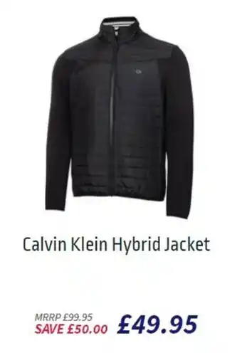 American Golf Calvin Klein Hybrid Jacket offer