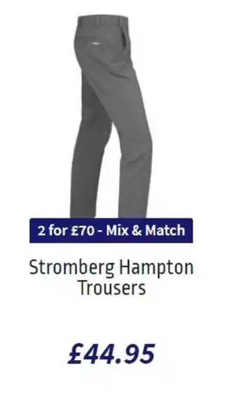 American Golf Stromberg Hampton Trousers offer