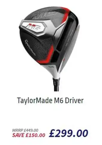 American Golf TaylorMade M6 Driver offer