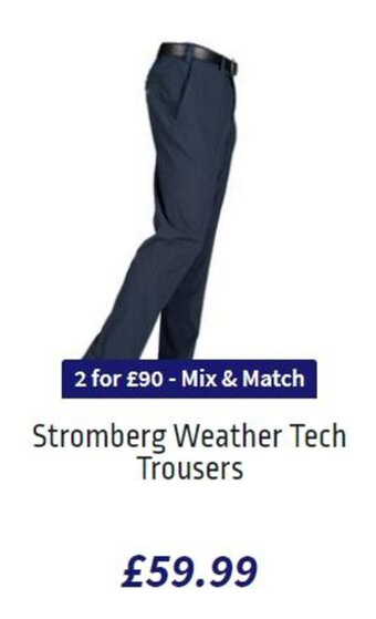 American Golf Stromberg Weather Tech Trousers offer
