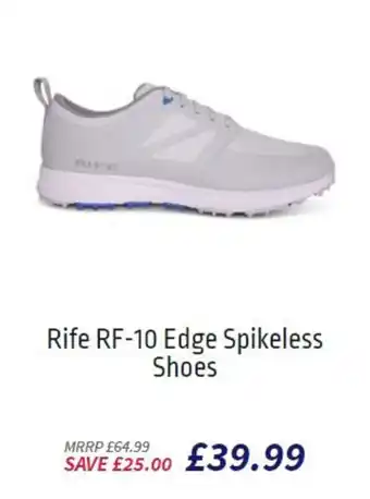 American Golf Rife RF-10 Edge Spikeless Shoes offer