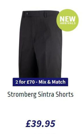 American Golf Stromberg Sintra Shorts offer