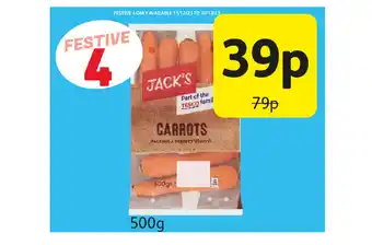 Londis Jack's carrots offer