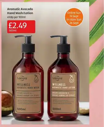 Aldi Aromatic Avocado Hand Wash Lotion offer