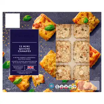 Asda Asda extra special 12 mini quiche canapés 270g offer