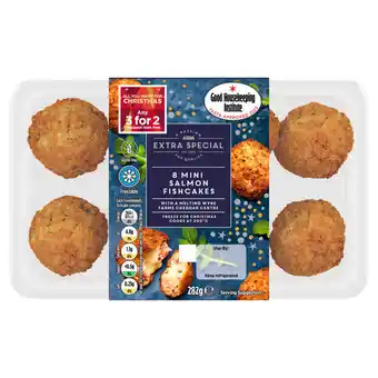 Asda Asda extra special 8 mini salmon fishcakes 282g offer