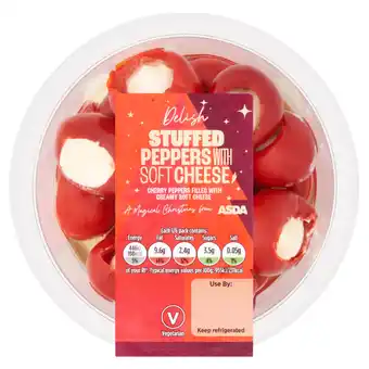 Asda Asda delish stuffed peppers with soft cheese 280g offer