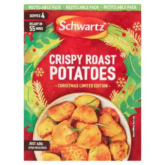 Asda Schwartz christmas limited edition crispy roast potatoes recipe mix offer