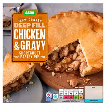 Asda Asda deep fill chicken & gravy shortcrust pastry pie offer