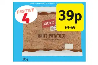 Londis Jack's white potatoes offer