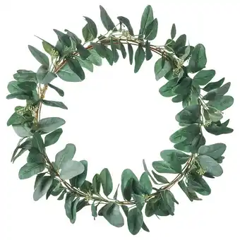Smycka artificial wreath, green, 50 cm
