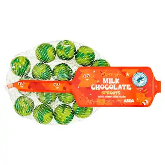 Asda Asda moreish milk chocolate sprouts 80g offer