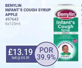 Bestway BENYLIN INFANT'S COUGH SYRUP APPLE offer