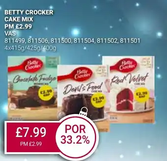 Bestway BETTY CROCKER CAKE MIX offer
