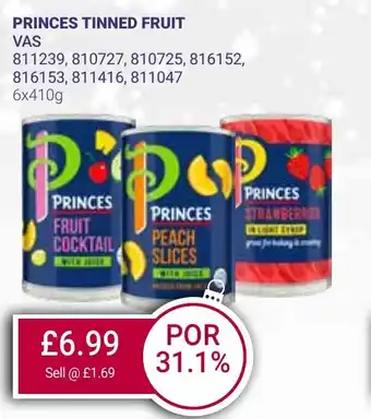 Bestway PRINCES TINNED FRUIT offer
