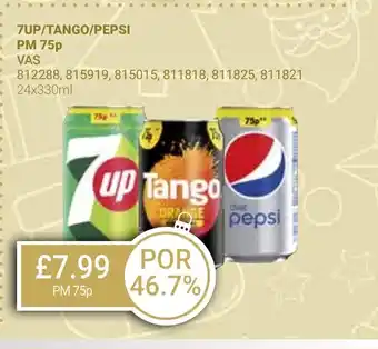 Bestway 7UP/TANGO/PEPSI PM 75p offer