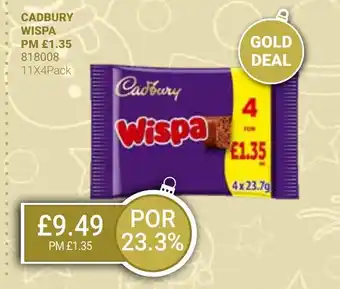 Bestway CADBURY WISPA offer