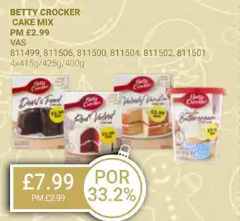 Bestway BETTY CROCKER CAKE MIX offer