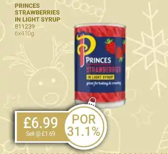 Bestway PRINCES STRAWBERRIES IN LIGHT SYRUP offer