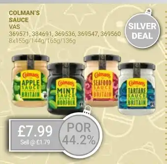 Bestway COLMAN'S SAUCE offer