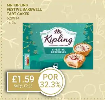 Bestway MR KIPLING FESTIVE BAKEWELL TART CAKES offer