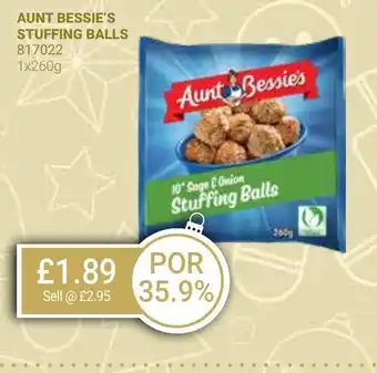 Bestway AUNT BESSIE'S STUFFING BALLS offer