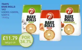 Bestway 7DAYS BAKE ROLLS offer