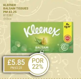 Bestway KLEENEX BALSAM TISSUES offer