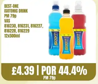Bestway BEST-ONE ISOTONIC DRINK PM 79p offer