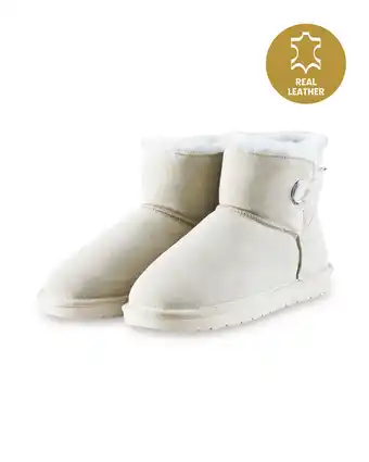 Aldi Avenue ladies' lambskin boots offer