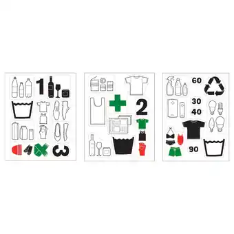 IKEA Dalliden decoration stickers, waste & sort offer