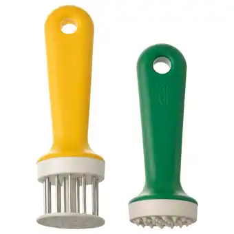 IKEA Uppfylld tenderiser tool, set of 2, green/bright yellow offer