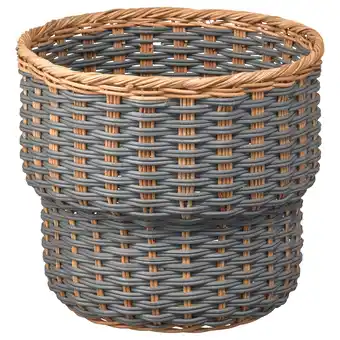 IKEA Stenbär plant pot, grey, 24 cm offer