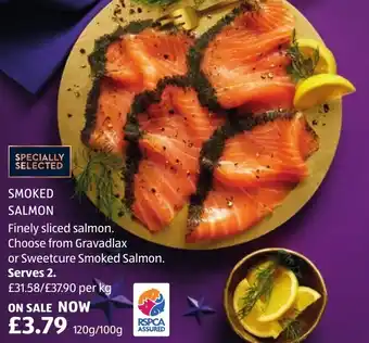 Aldi SMOKED SALMON offer