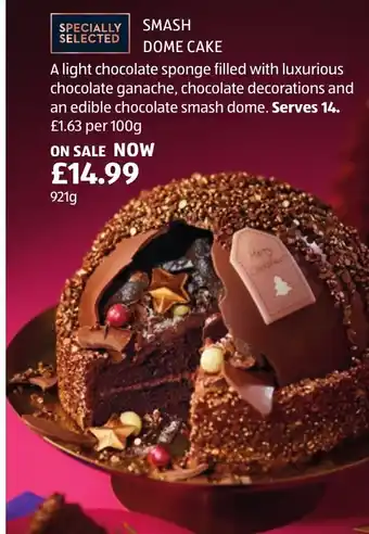 Aldi SMASH DOME CAKE offer