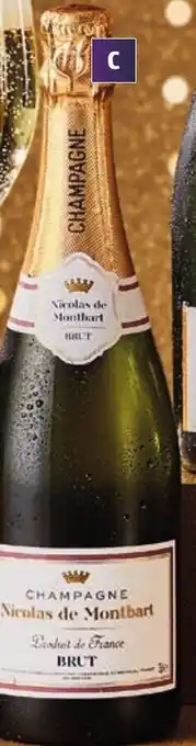 Aldi NICOLAS DE MONTBART CHAMPAGNE offer