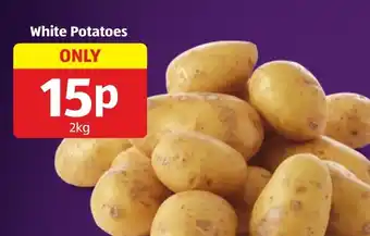 Aldi White Potatoes offer