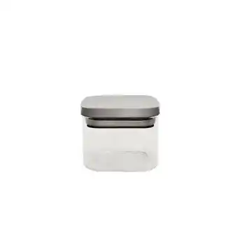 Asda George Home Square Glass Canister With Chrome Lid 450ml offer