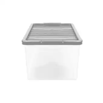 Asda George home xl 27l plastic storage box with silver lid offer