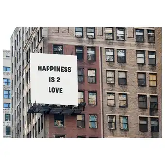 IKEA Pjätteryd picture, happiness is to love, 100x70 cm offer