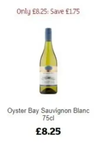 Sainsbury's Oyster Baby Sauvignon Blanc offer