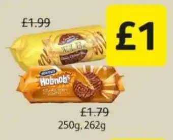 Londis Hobnobs 250g, 262g offer