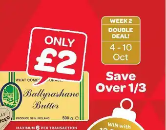 Spar Ballyrashane Butter offer