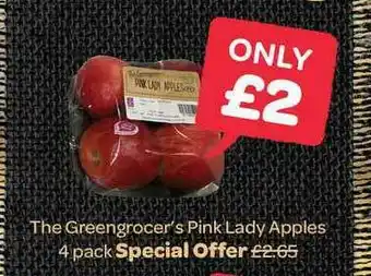 Spar The Greengrocer's Pink Lady Apples offer