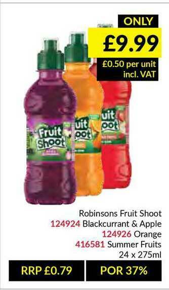 Musgrave MarketPlace Robinsons Fruit Shoot offer