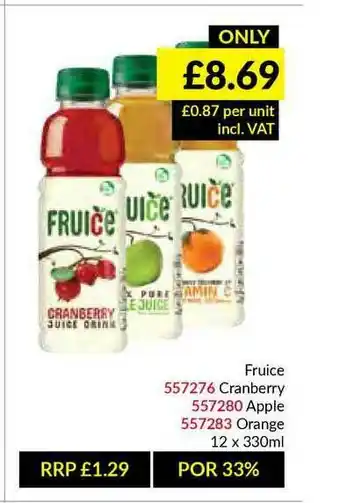 Musgrave MarketPlace Fruice Cranberry, Apple, Orange offer
