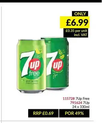 Musgrave MarketPlace 7up 24x330ml offer