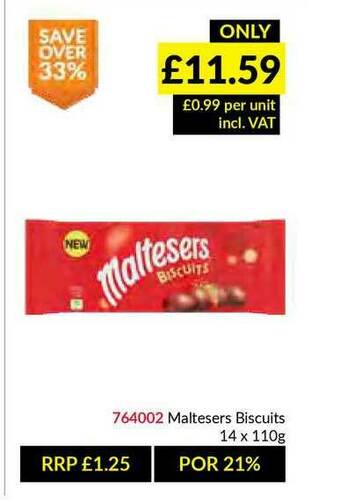 Musgrave MarketPlace Maltesers Biscuits offer