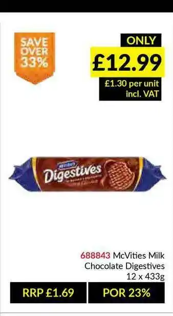 Musgrave MarketPlace Mcvities Milk Chocolate Digestives offer